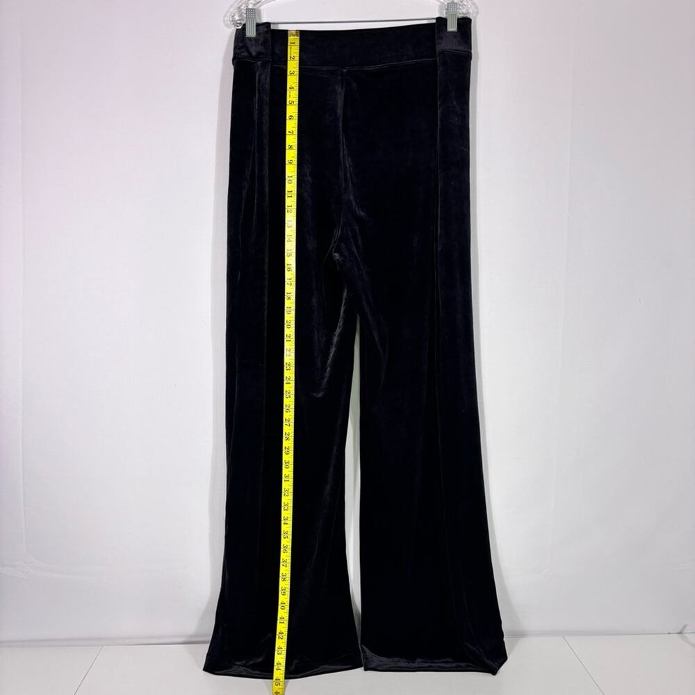Spanx Black Velvet Pants With Front Slits Size 3xl T5 View 4